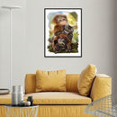 5D DIY Full Drill Diamond Painting Cute Animals Cross Stitch Craft Kit (05) A
