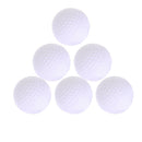 12pcs Plastic Hollow Out Sports Practice Training Tennis White Round Balls