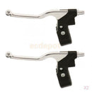 2Pairs Universal Alumium Brake Clutch Lever for 7/8" Handlebar Motorcycle Bike