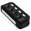 USB 3.0 Hub, 4-Port Super Speed Powered USB Hub Splitter with independent S