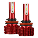 1 Pair Auto LED Headlight Bulbs Replacement H8 H9 H11 White Beam 360 Degree