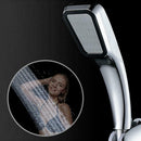 300 Holes High Pressure Handheld Shower Head Boosting Spray Bath Water Saving