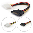 SATA Power Female to Molex Male Adapter Converter Cable, 6-Inch F3Y8