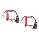 2 Pcs, Boat Part, Outboard Motor, Motor Lanyard, Emergency Stop Switch, Safety