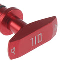 RED 1999-2011 Billet Oil Dipstick Handle Dip Stick for Mustang GT V8 GT500 OZ