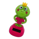 Table Car Solar Power Dancing Green Frog Swinging