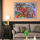 5D DIY Full Drill Special Shaped Diamond Painting Manda Flower Cross Stitch