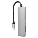 USB 3.1 Type C Hub to PD 6 in 1 USB 3.0 HDMI Laptops Docking Station for Ma