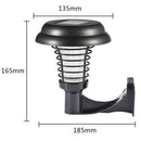 Solar Mosquito Killer Uv Lamp Outdoor Wall Led Mosquito Bug Repellent Light