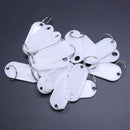 white portable plastic key fob key tag ID labels 20 pieces F1O3