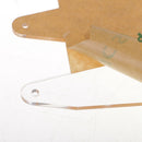 Brand New 2 Pcs/set Clear Acrylic Template for Leather Brush Pot Hand Making