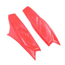 2pcs Red  Unisex Mohawk  Horns Accessories Racing Dirtbike With Tapes