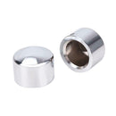 Chrome Front Axle Cap Nut Cover For Dyna Softail Touring Fatboy Spor L0Z0