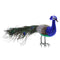 Vivid Artificial Peacock Bird Realistic Taxidermy Home Garden Yard