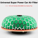 1Pc Green Sponge Air Filter 21 x 21 x 11Cm Universal Mushroom Head Shape Hi X8C8