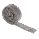 1 Yard Crystal Rhinestone Iron on Applique Chain Banding Trim Ribbon Crafts