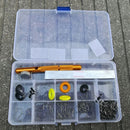 Fishing Lures Hook Bait Plastic Storage Box Adjustable Case Tackle Accessory
