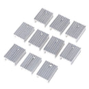 10pcs Aluminium Heat Sink Transistor Radiator for TO220 Triode 20*15*10MM JR