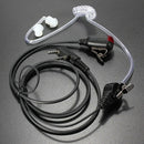 Black headset  earpiece interphone security radio walkie tal  JC!E