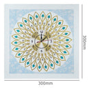 DIY Special Shaped Diamond Painting Flower Wall Clock Cross Stitch Decor