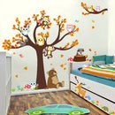 Removable Cartoon Animal Wall Stickers Kids Room Wall Decor 084