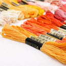 200 skeins of multicolored yarn for cross needle embroidery Crocheting S6K5