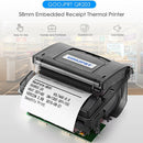 Mini USB Thermal Receipt Printer with USB Ports, Come with 2 Cables and 1 Roll