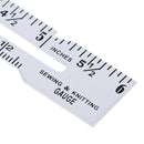 12pcs Peel Off Markers Wax Pencil and Quilting Patchwork Ruler for Sewing