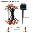 30 LED Solar String Honey Bee Shape Warm Light Garden Decoration Waterproof Lamp