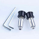 2 Pcs Motorcycle Rear View Handle Bar End Side Rearview Mirrors 7/8
