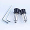 2 Pcs Motorcycle Rear View Handle Bar End Side Rearview Mirrors 7/8