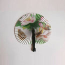 12 - Paper Mini Chinese Oriental Folding Fans - Great Boys Girls Party Loot