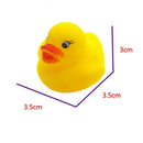 12 Pcs Colorful Baby Children Bath Toys Cute Rubber Squeaky Duck Ducky FT