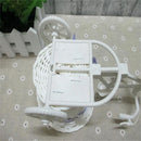 Plastic Tricycle Bike Design Flower Basket Container For Home Wedding Decor  3C