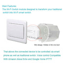 Wifi Smart Switch Module Timer App Voice Control Work With Amazon Alexa Google