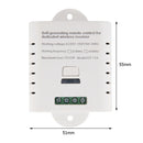 433MHz Wireless Switch AC 220V 1CH Relay Receiver + Self- 86 Type Remote