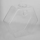 Flower Plant Wall Hanging Clear Glass Vase Bottle Pot Garden Hexagon Decor