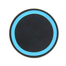 Black Qi Wireless Charger Pad Charging Receiver +  USB Cable  A