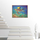 DIY Diamond Painting Embroidery Sea Turtle Round Rhinestones Cross Stitch