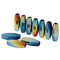 10Pcs/Set DIY Hair Braid Dreadlock Dread Beads Pins Rings Cuff Clips Jewelry  Ew