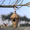 2X(Bird House,Winter Bird House For Outside Hanging,Grass Hand Woven Bird N