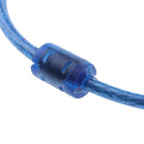 3meters USB 2.0 High Speed Cable Long Printer Lead A to B Blue Shielded