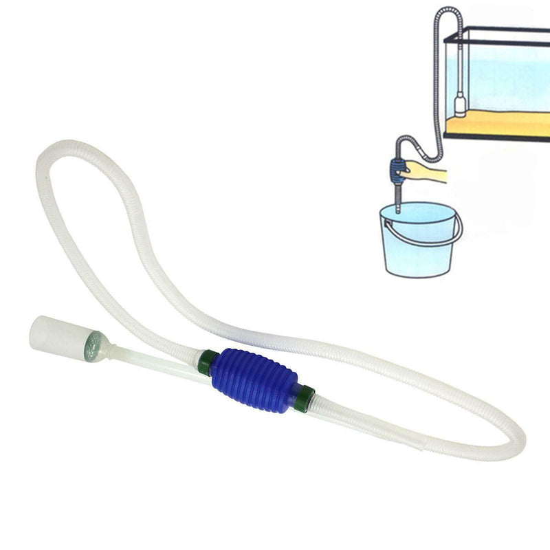 1.7m Aquarium Fish Tank Vacuum Syphon Gravel Water Filter Siphon Pump Cleaner