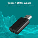 28 Language Smart USB Voice Translator Travel AI Speech Recognition Translator