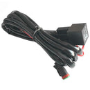 6.6ft Offroad LED Work Light Bar Wiring Loom Harness Relay Fuse Kit 40A 12V A