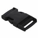 1 1/4 Inch Width Strap Plastic Bag Quick Release Buckle 20pcs Black