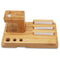 2 In 1 Charging Station Holder With Watch 3 Port USB Hub Charging Station Made