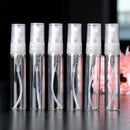 12pc 5 ml Mini Glass Transparent Small Empty Spray Bottle Perfume Atomizer