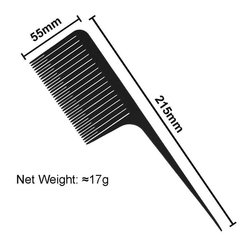 Professional Salon Weaving Highlighting Foiling Hair Comb Black