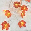 Christmas Maple Leaves Garland LED Fairy String Light (Yellow 4m 40 LED) A